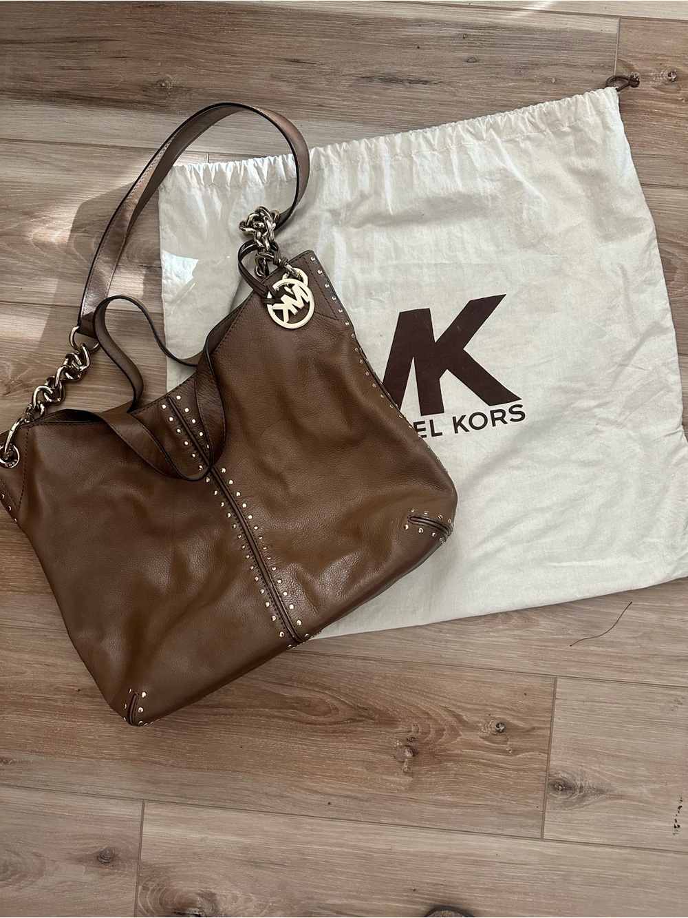 Michael Michael Kors Uptown Astor Hobo Bag with Dust Bag